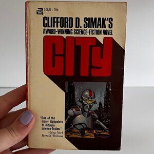 1950s City by Clifford Simak Vintage Paperback Ace 10621 Science Fiction